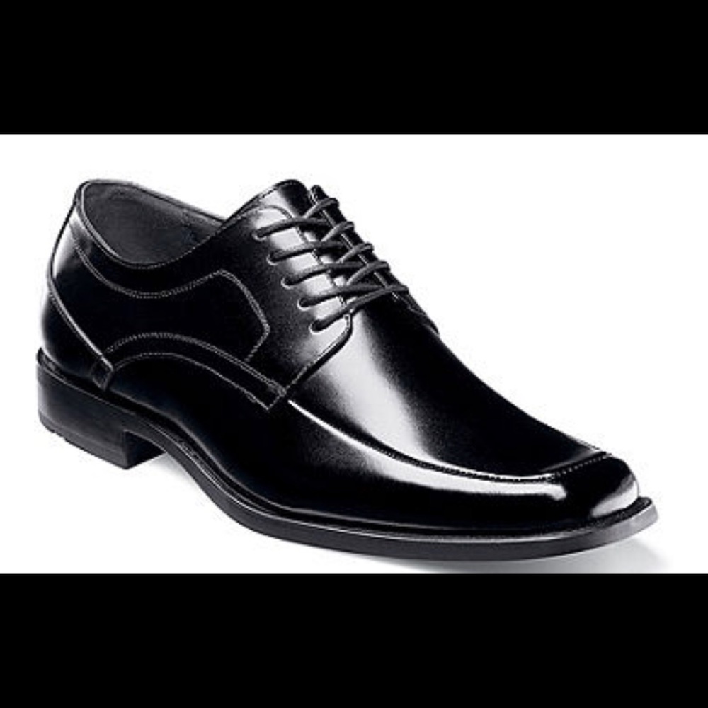 Stacy Adams® Calhoun Mens Moc-Toe Leather Lace Oxford Dress Shoe